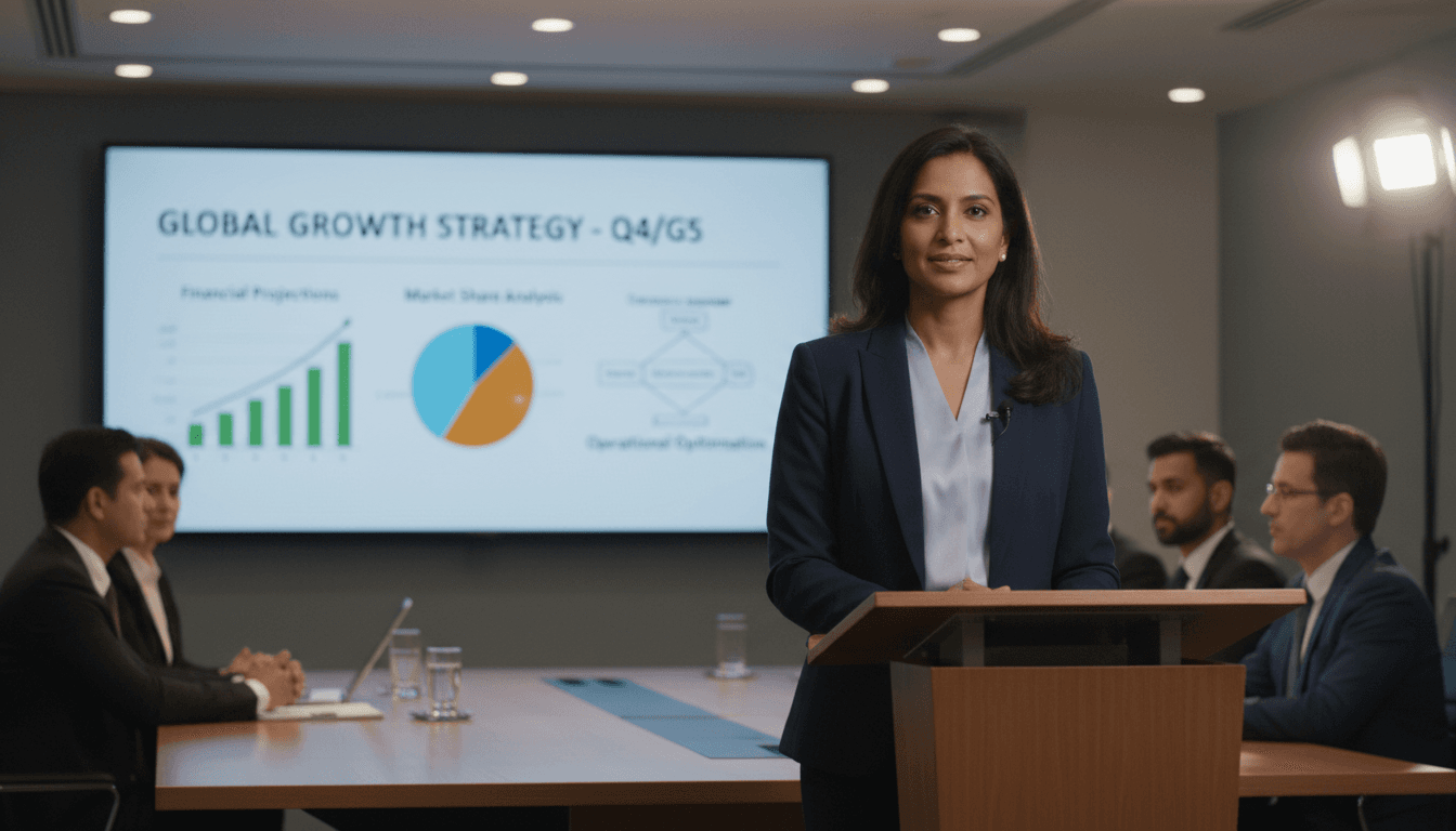 Business case presentation and financial strategy